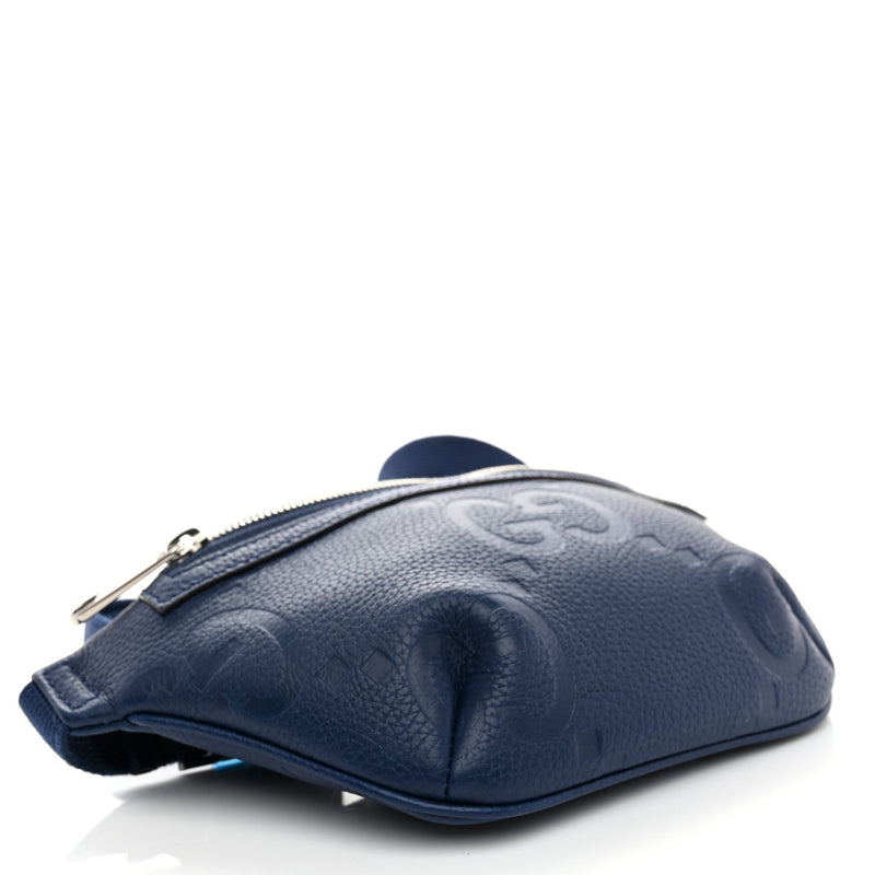 Piuma Calfskin Jumbo Gg Embossed Small