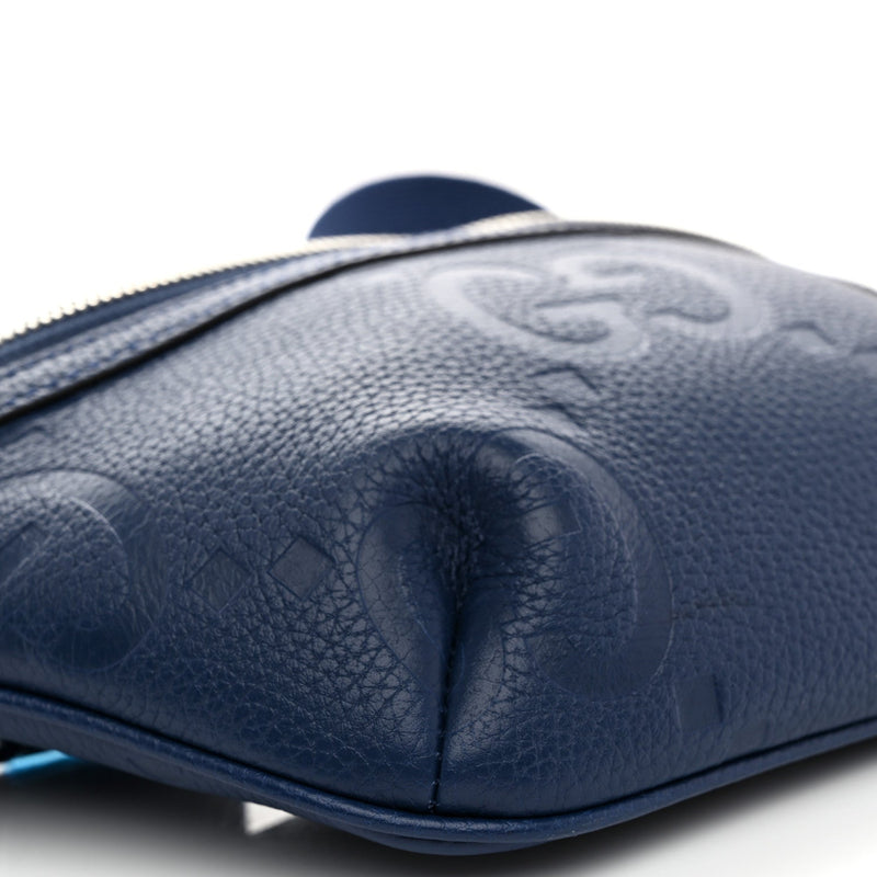 Piuma Calfskin Jumbo Gg Embossed Small