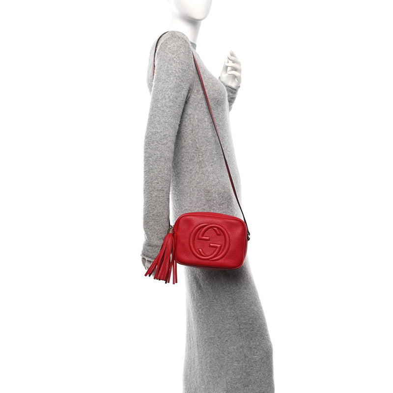 Pebbled Calfskin Small Soho Disco Bag