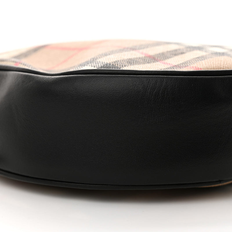 Vintage Check Canvas Calfskin Louise Bag