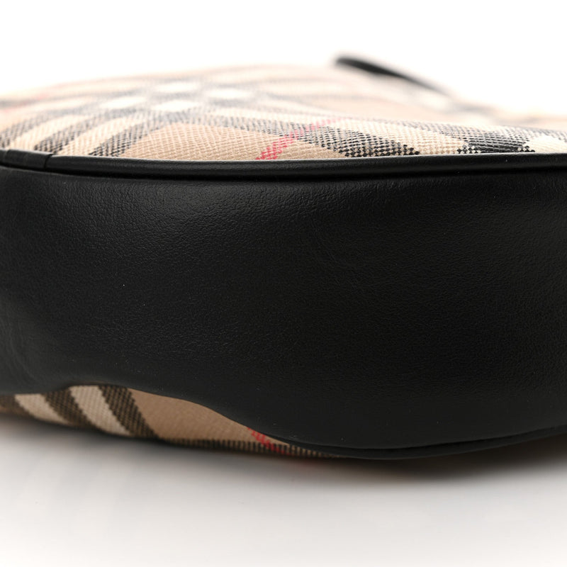 Vintage Check Canvas Calfskin Louise Bag