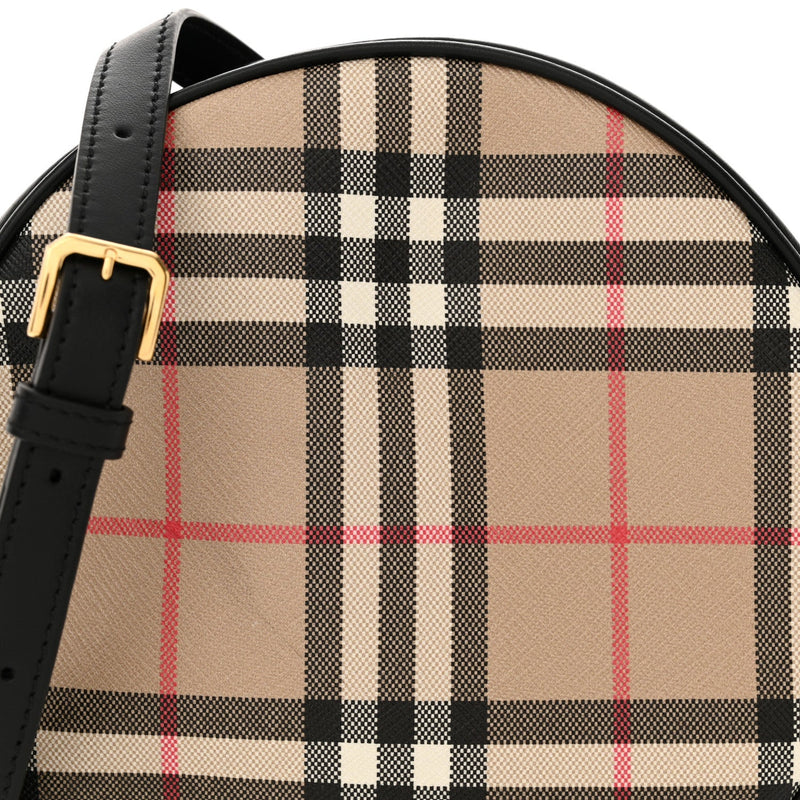 Vintage Check Canvas Calfskin Louise Bag