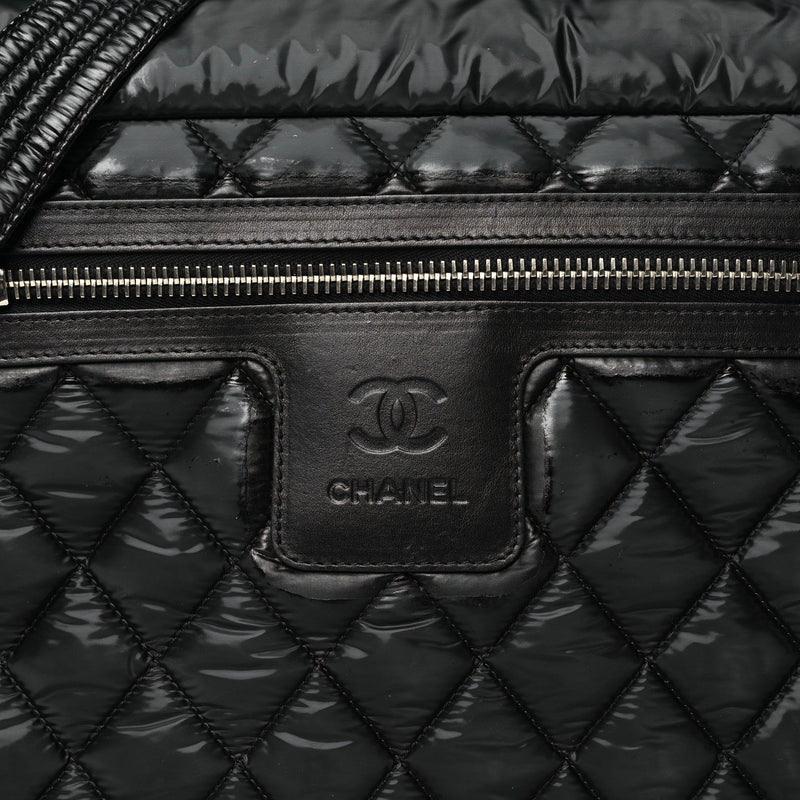 Nylon Coco Cocoon Messenger Bag Black