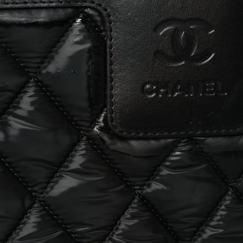 Nylon Coco Cocoon Messenger Bag Black