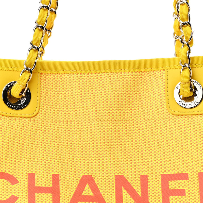 Mixed Fibers Small Deauville Tote Yellow