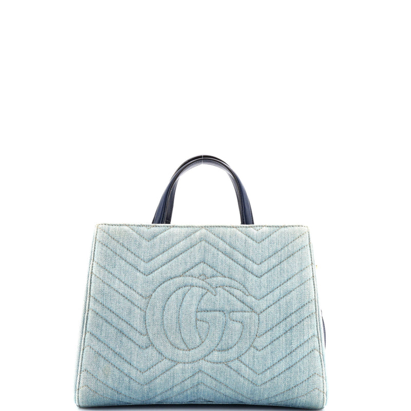 Gg Marmont Tote Embroidered Matelasse