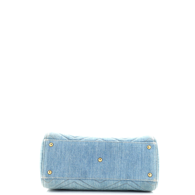 Gg Marmont Tote Embroidered Matelasse