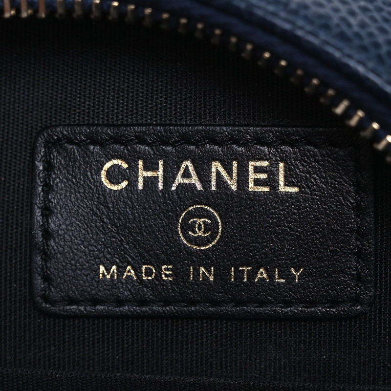 Caviar Quilted Round Filigree Crossbody