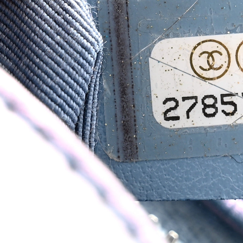 Iridescent Aged Calfskin Quilted Small