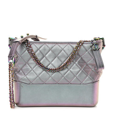 Iridescent Lambskin Calfskin Quilted