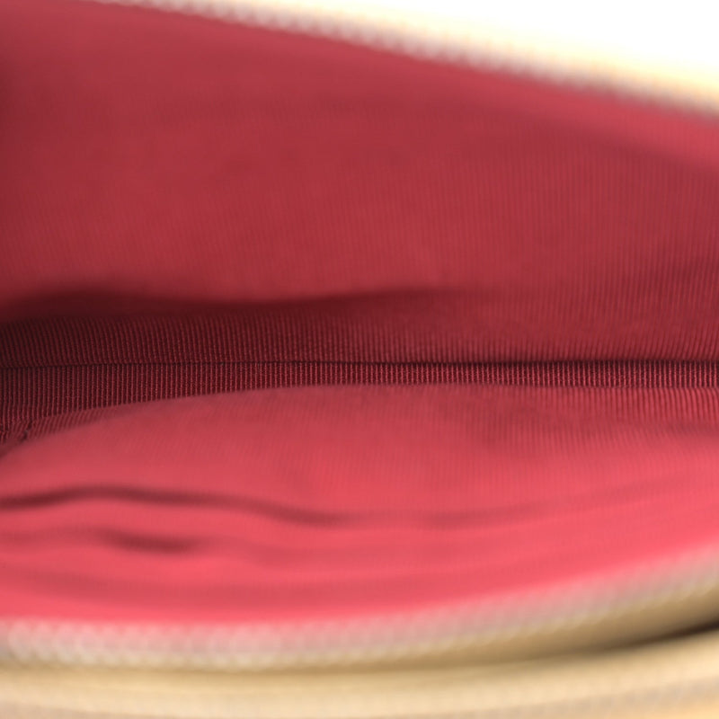 Metallic Aged Calfskin Quilted Small