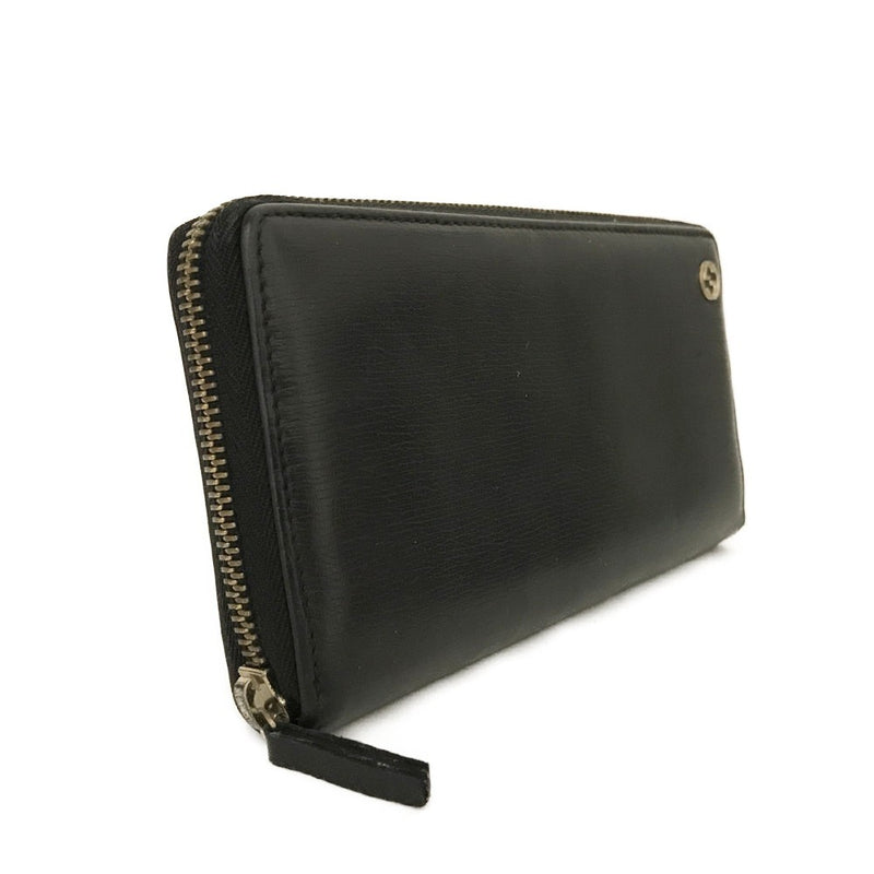 Ega Gucci Interlocking G Leather Zip