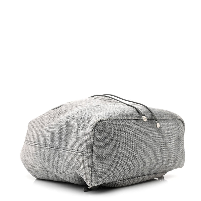 Canvas Large Deauville Backpack Grey