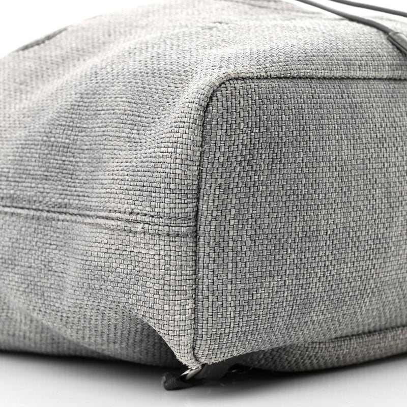 Canvas Large Deauville Backpack Grey