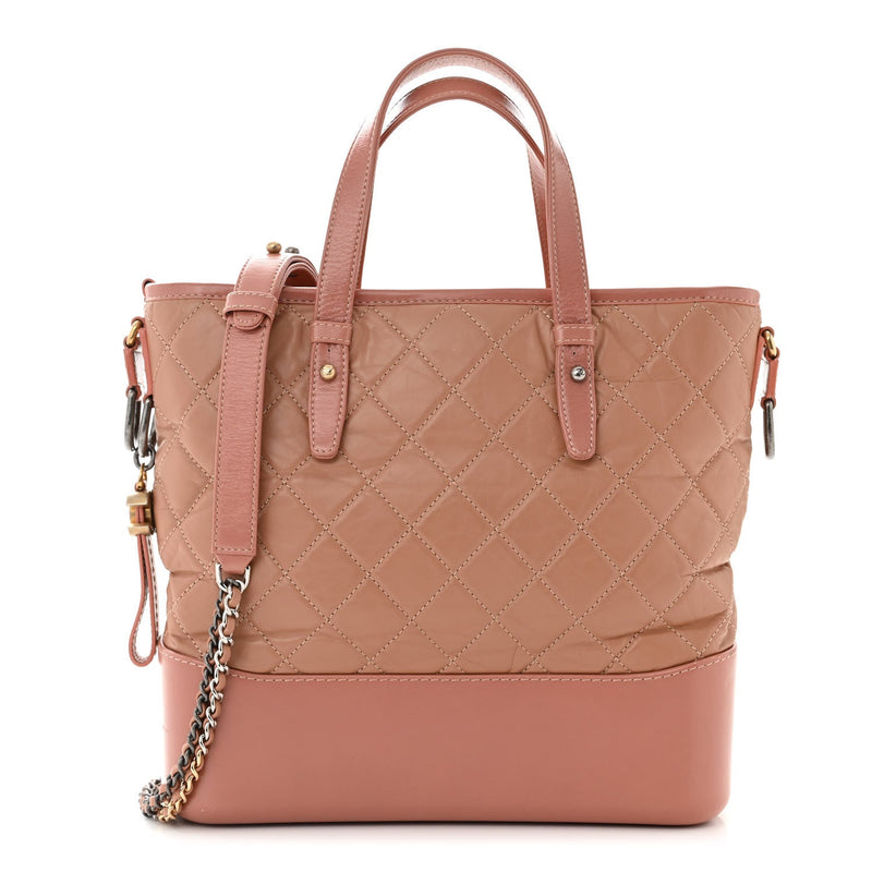 Aged Calfskin Quilted Medium Gabrielle