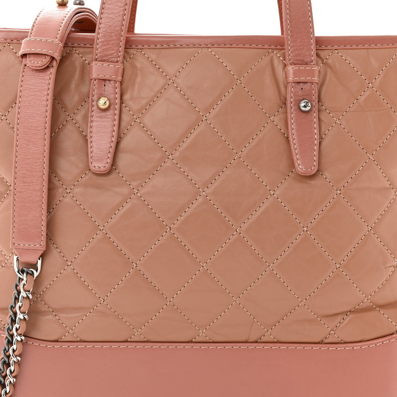 Aged Calfskin Quilted Medium Gabrielle