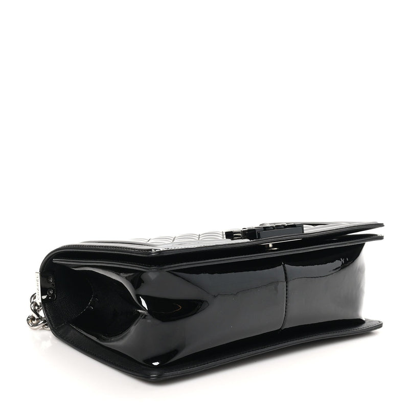 Patent Calfskin Quilted Medium