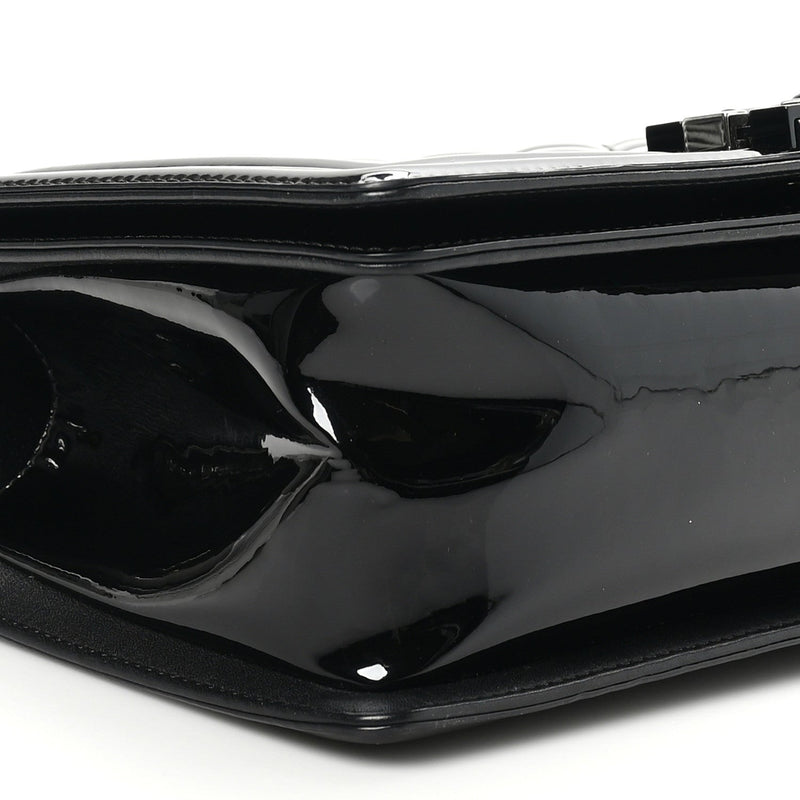 Patent Calfskin Quilted Medium