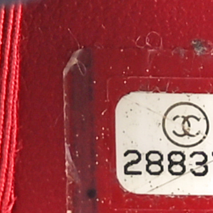 Calfskin Stitched Chain Bucket Bag Coral