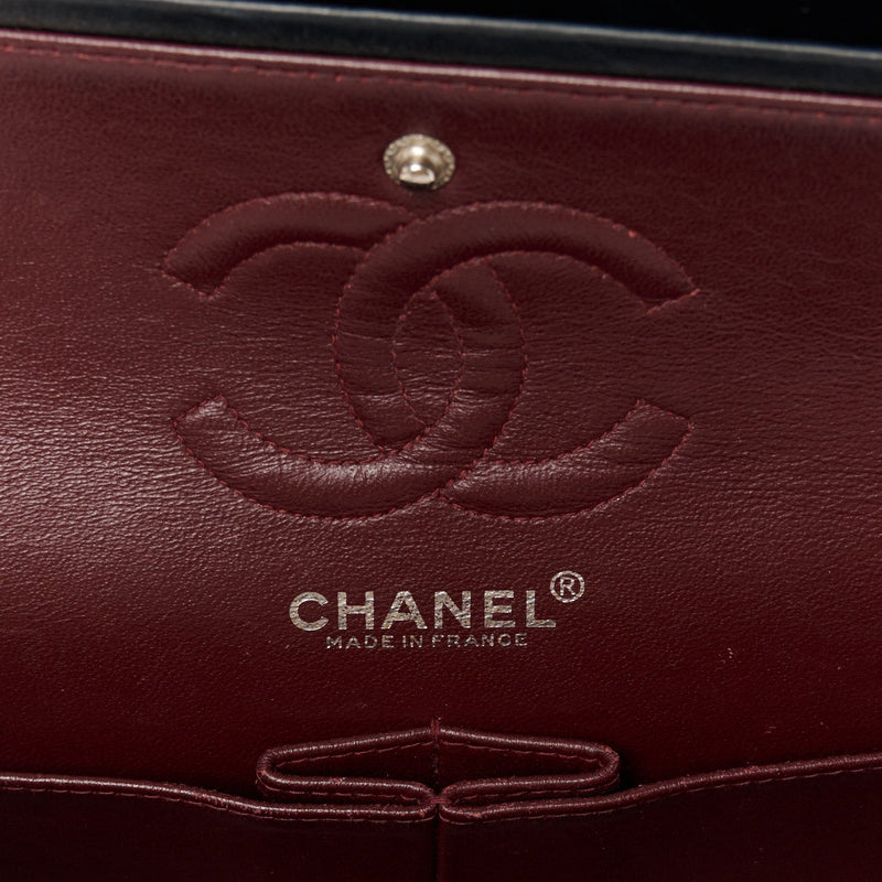 Lambskin Quilted Small Double Flap Black