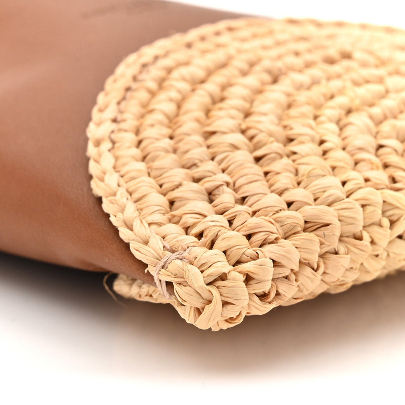 Raffia Cassandre Mini Pochon Crossbody