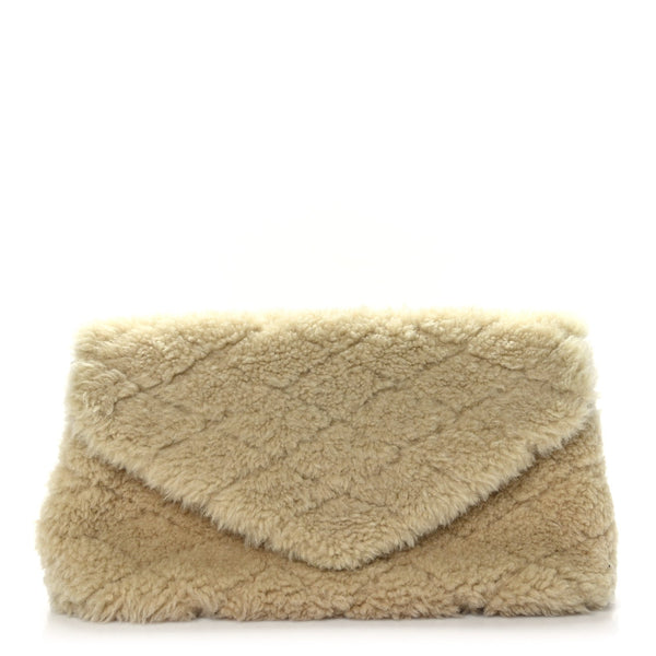 Shearling Lambskin Quilted Sade Puffer