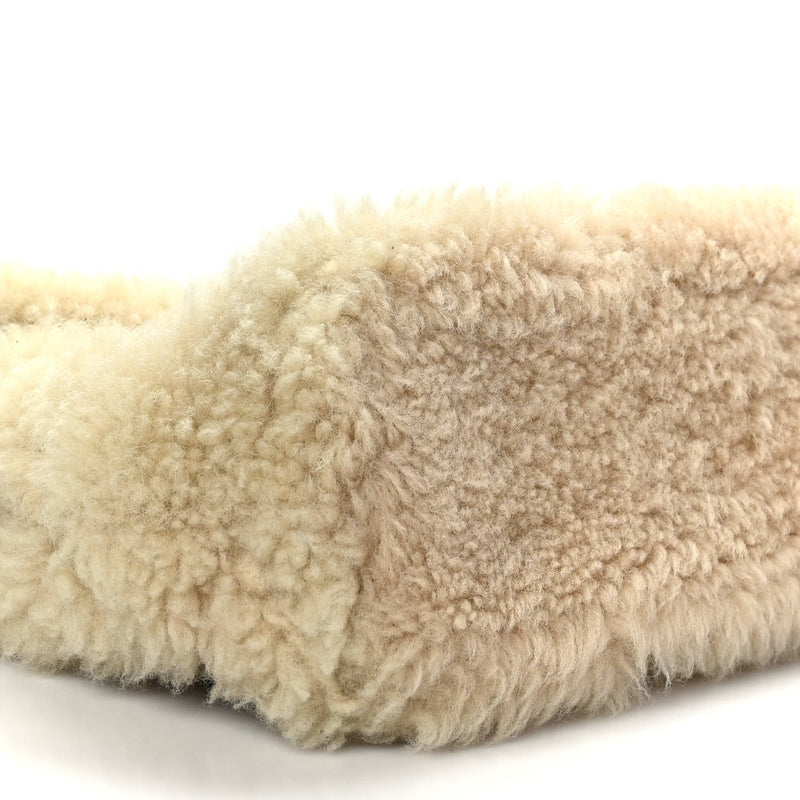 Shearling Lambskin Quilted Sade Puffer