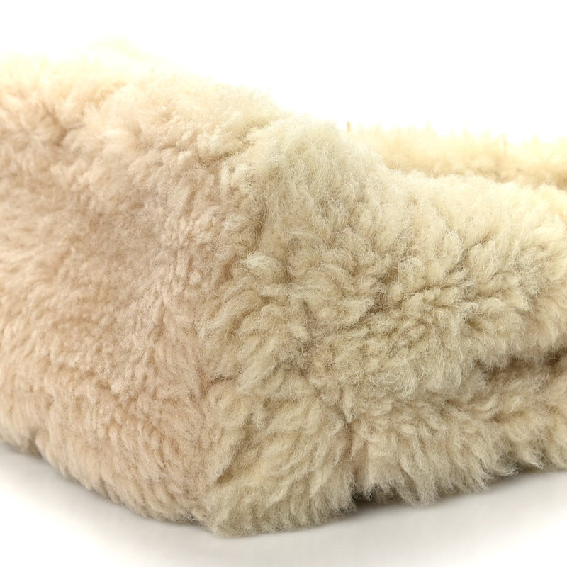 Shearling Lambskin Quilted Sade Puffer