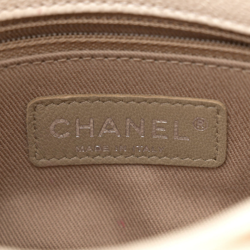 Caviar Quilted Mini Simply Cc Flap White