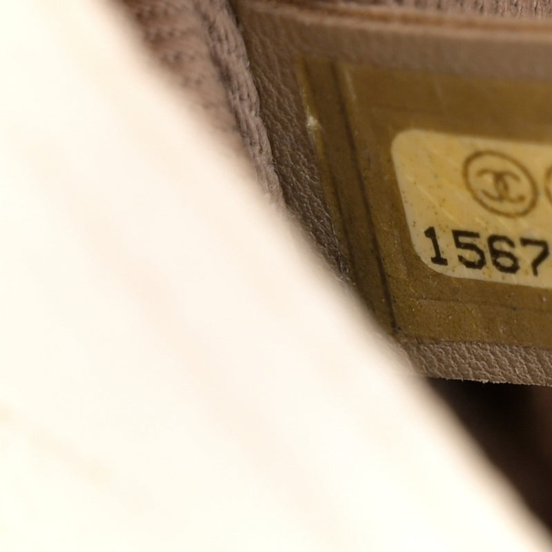 Caviar Quilted Mini Simply Cc Flap White