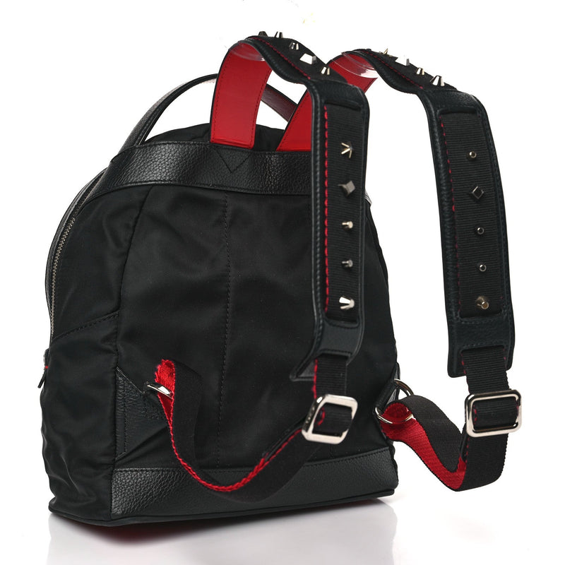 Nylon Calfskin Love Small Backloubi