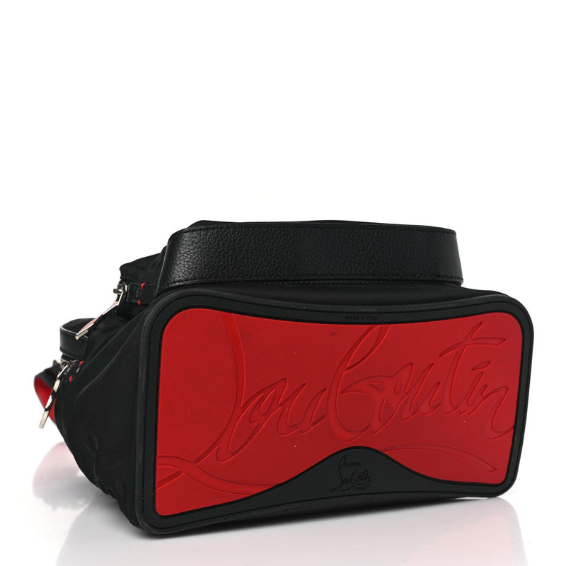 Nylon Calfskin Love Small Backloubi