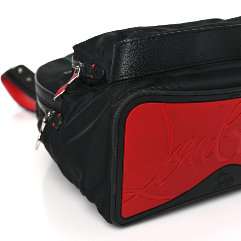 Nylon Calfskin Love Small Backloubi