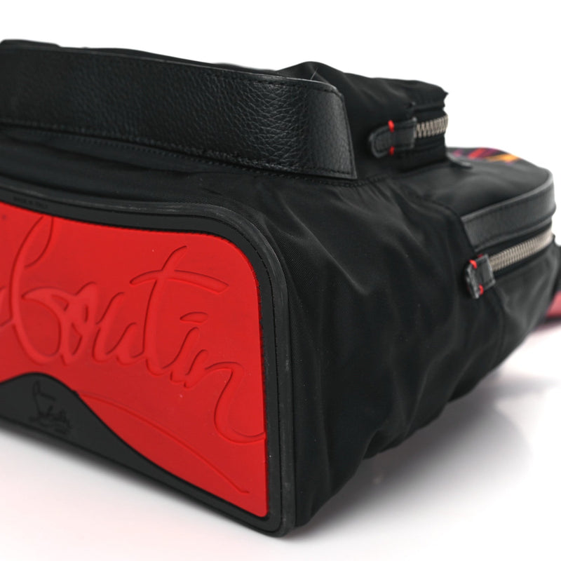 Nylon Calfskin Love Small Backloubi