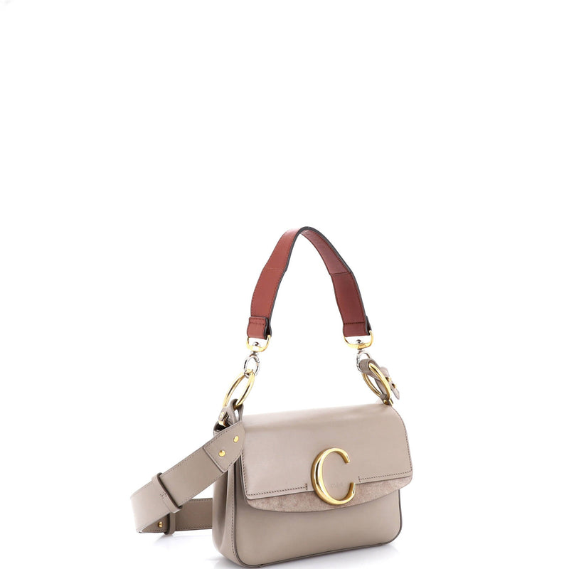 C Double Carry Bag Leather Small