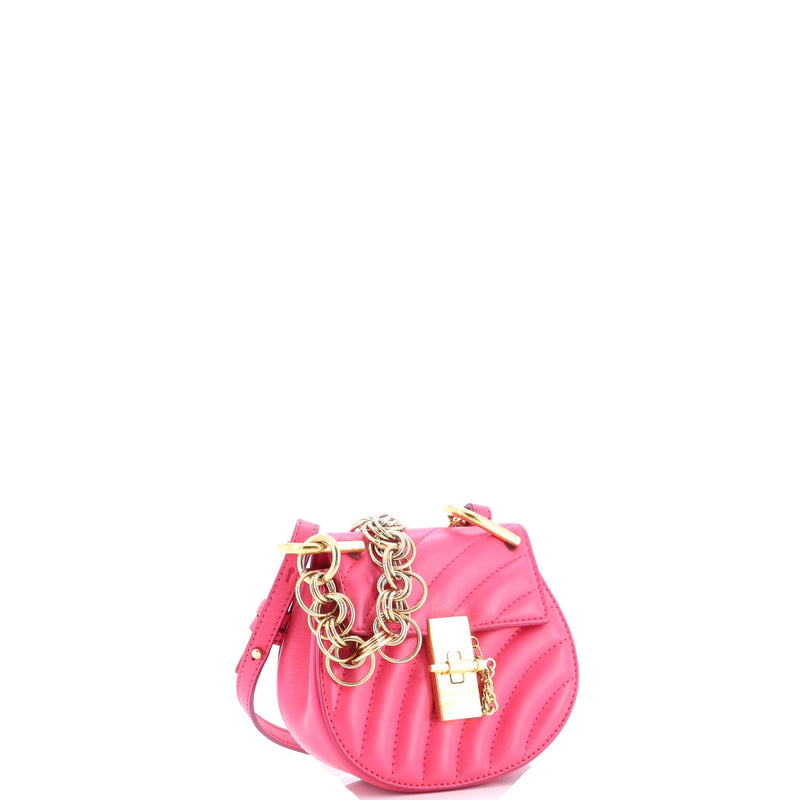 Drew Bijou Crossbody Bag Quilted Leather