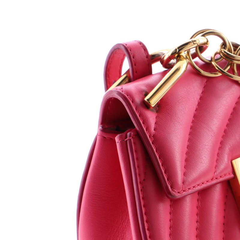 Drew Bijou Crossbody Bag Quilted Leather