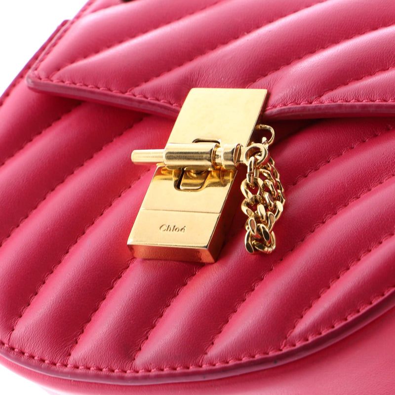 Drew Bijou Crossbody Bag Quilted Leather