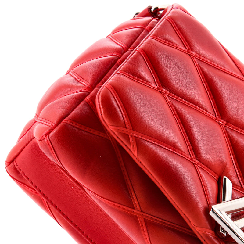 Go-14 Handbag Malletage Leather Pm