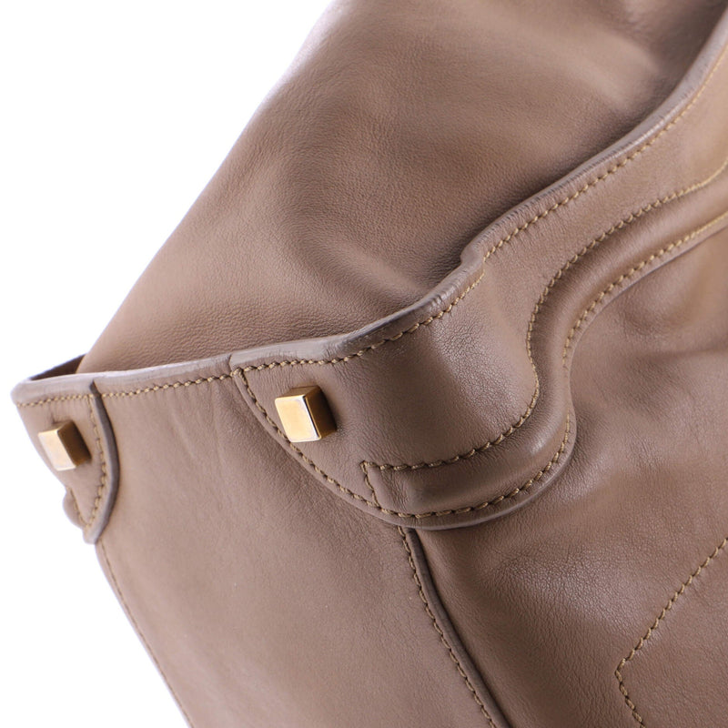 Shoulder Luggage Bag Leather