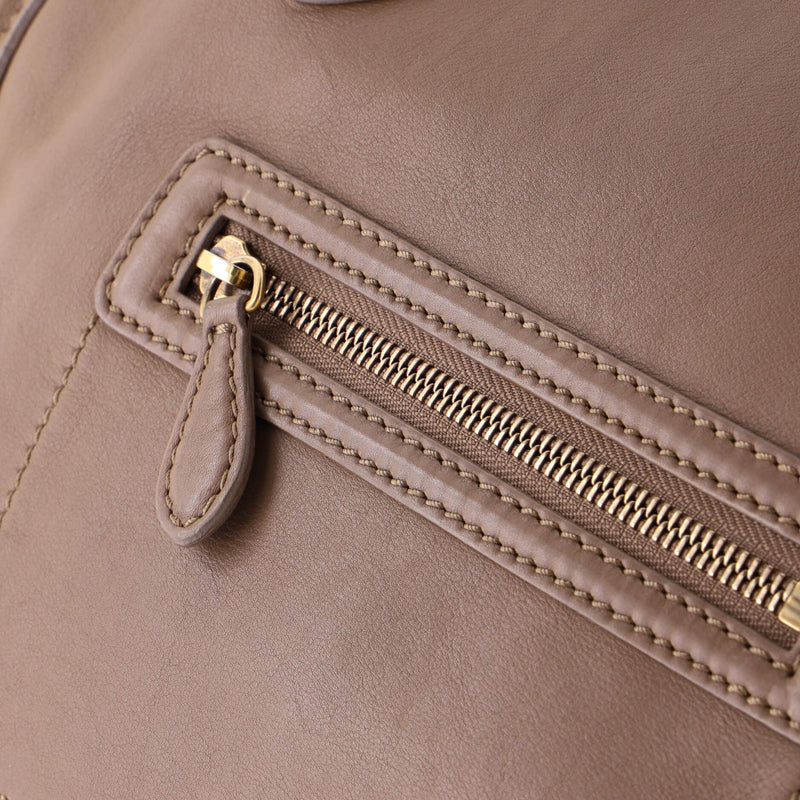 Shoulder Luggage Bag Leather