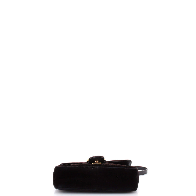 Gg Marmont Flap Bag Matelasse Velvet