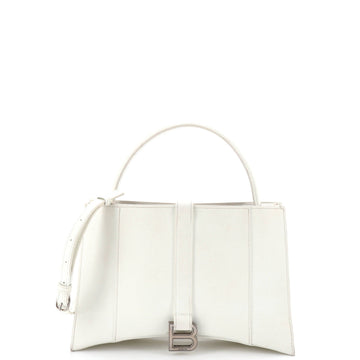 Hourglass East West Tote Leather Small