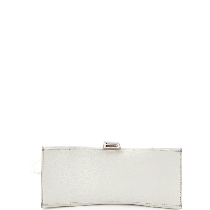 Hourglass East West Tote Leather Small