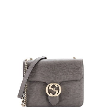 Interlocking Shoulder Bag Leather Small