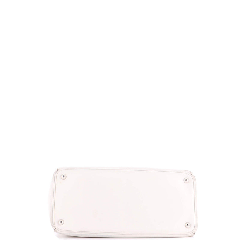 Double Zip Lux Tote Saffiano Leather