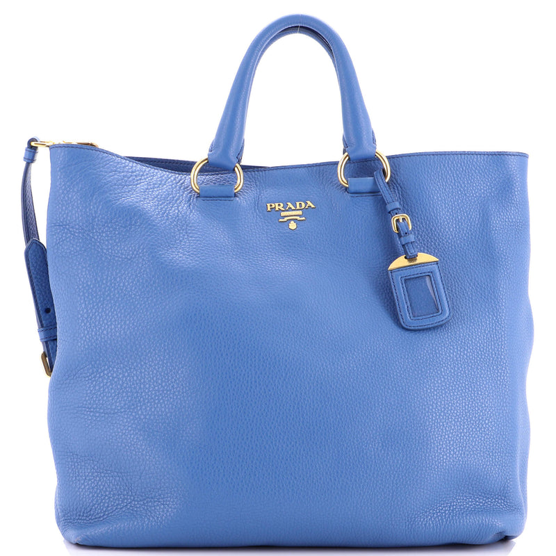 Convertible Shopper Tote Vitello Daino
