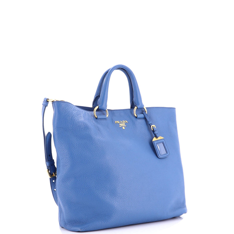Convertible Shopper Tote Vitello Daino
