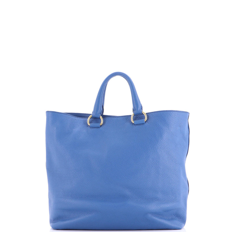 Convertible Shopper Tote Vitello Daino