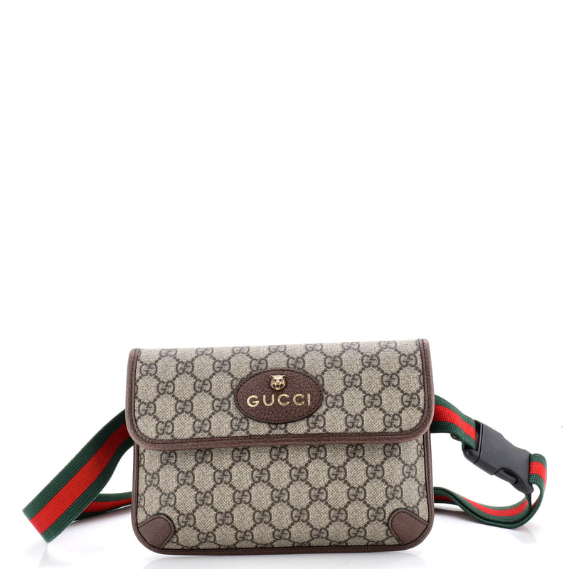 Neo Vintage Flap Belt Bag Gg Coated